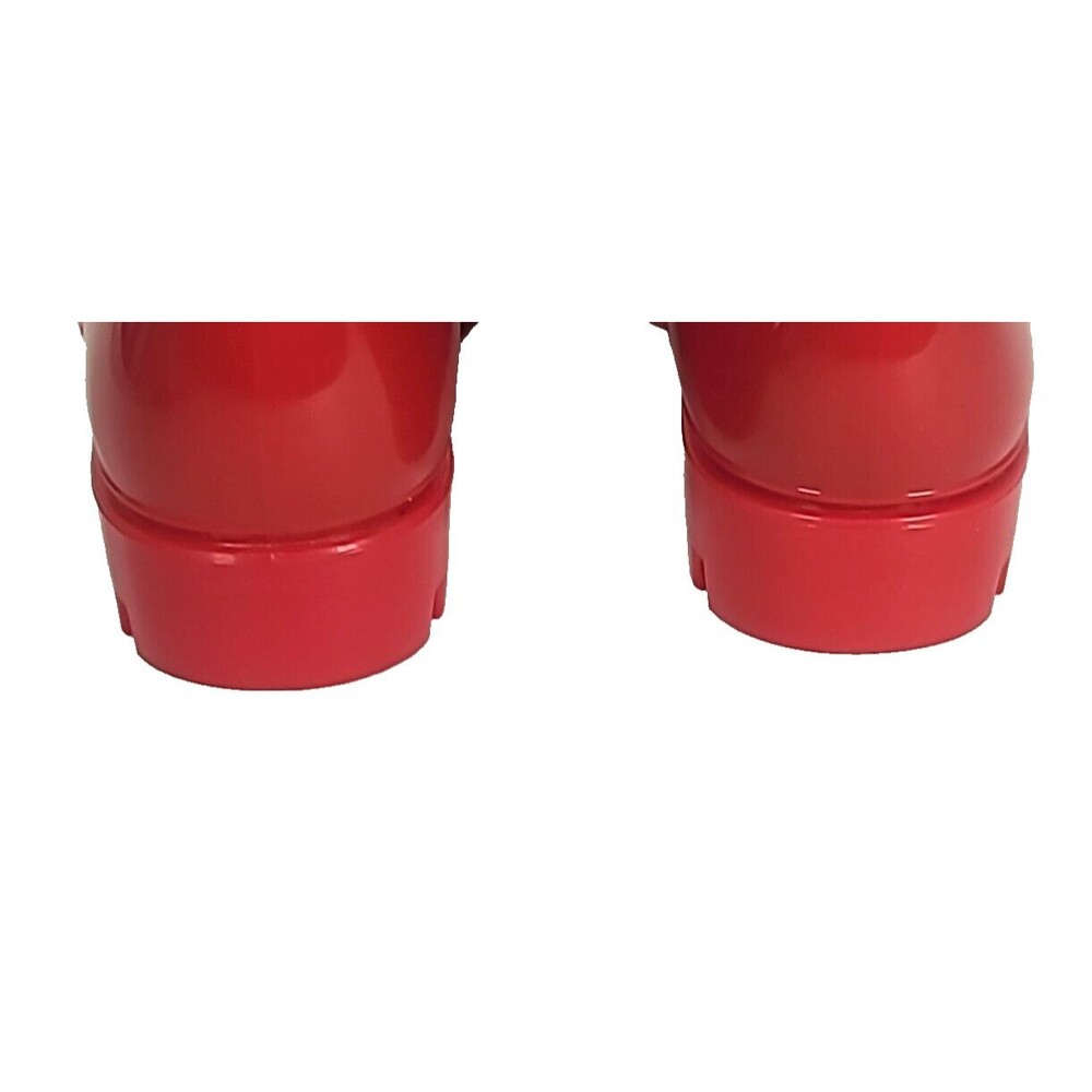 Evshine Boots Womens 39 Mid Calf Rain Garden Red Rubber Pull On Waterproof NEW - Picture 9 of 10